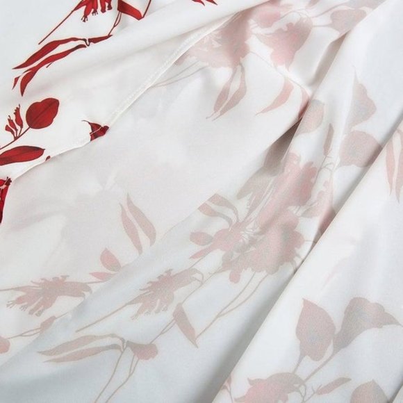 One Shoulder Sexy Floral Dress - Picture 4 of 4